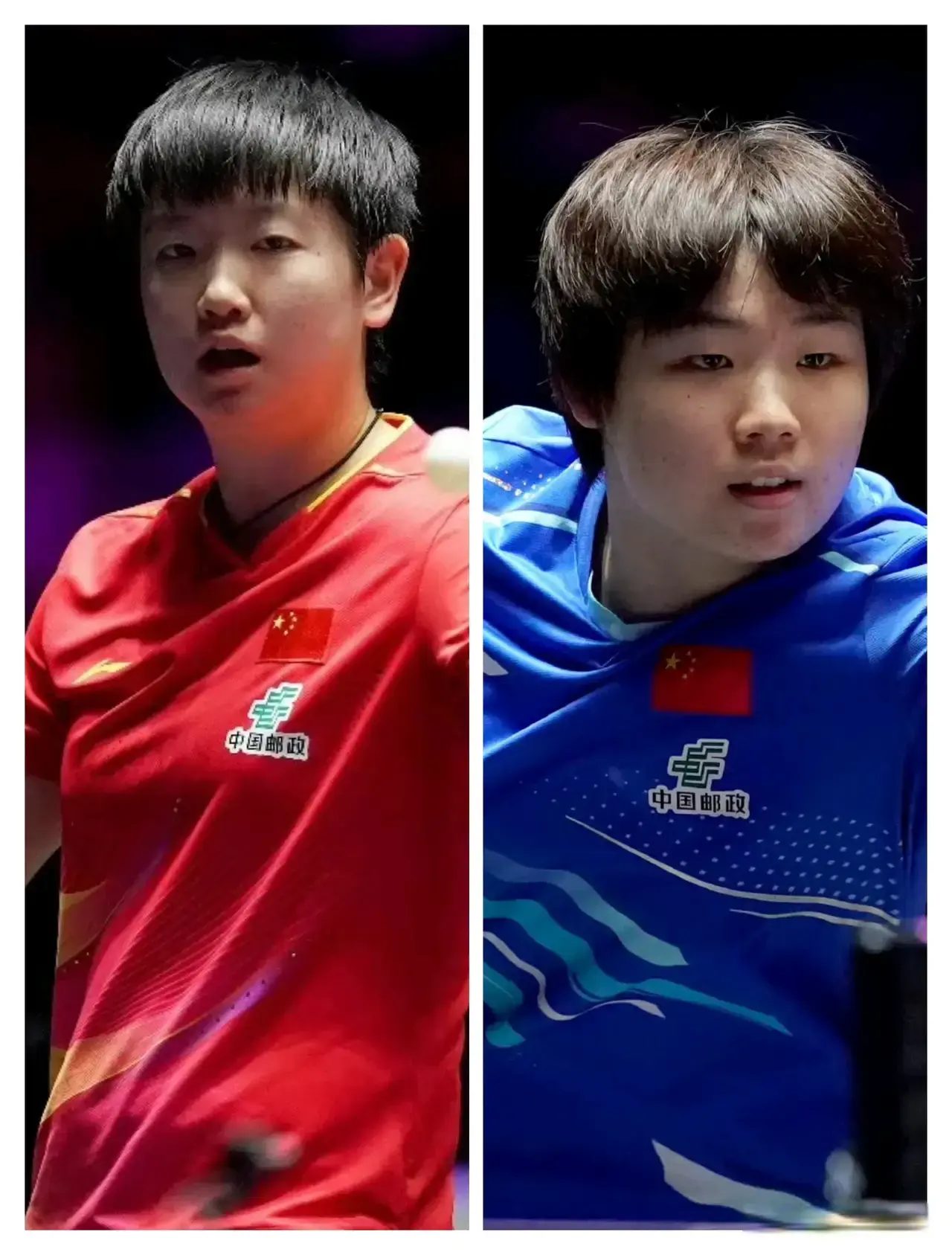 莎后程再次, 孙颖莎是国, 淘汰了削球